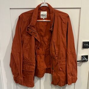 Madewell Rust Orange Utility Jacket